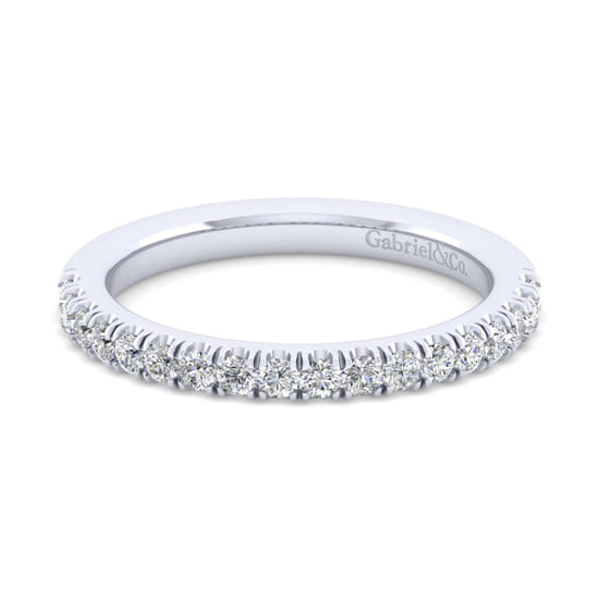 Gabriel - 14K White Gold Matching Wedding Band