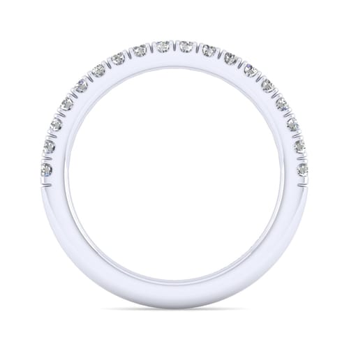 14K White Gold Matching Wedding Band