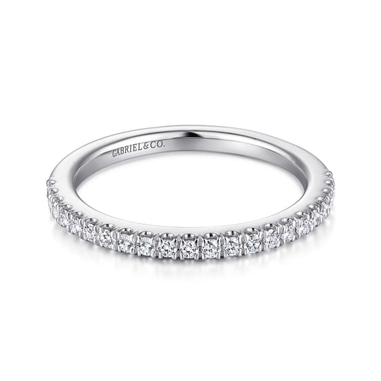 Gabriel - 14K White Gold Matching Wedding Band