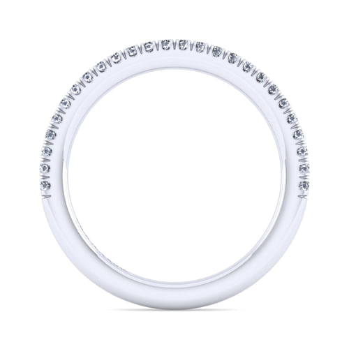 14K White Gold Matching Wedding Band