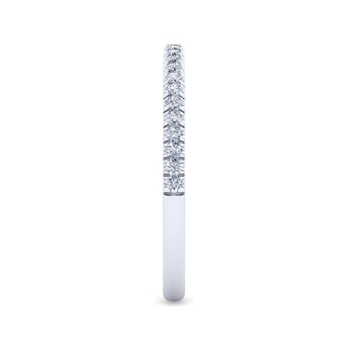 14K White Gold Matching Wedding Band