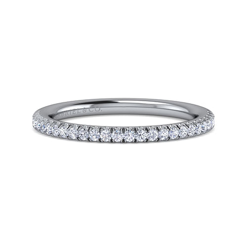 14K White Gold Matching Wedding Band