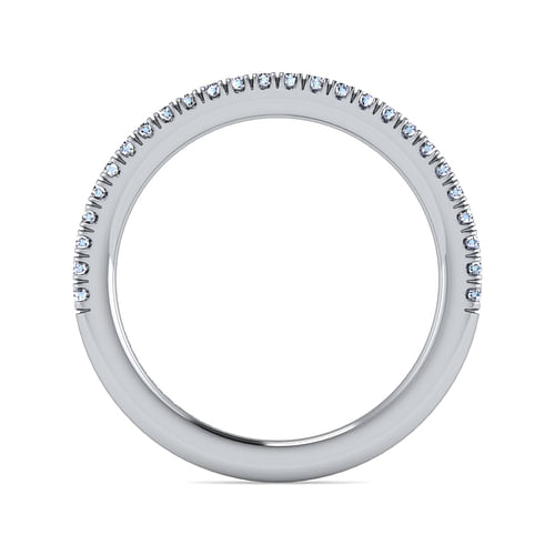 14K White Gold Matching Wedding Band