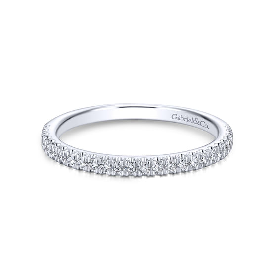 Gabriel - 14K White Gold Matching Wedding Band