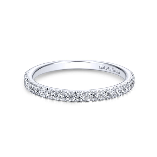 Gabriel - 14K White Gold Matching Wedding Band