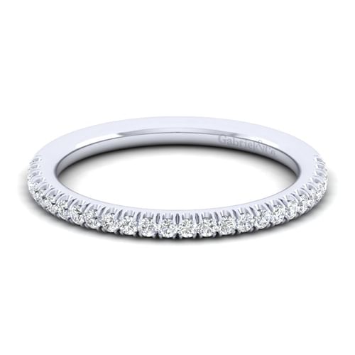 14K White Gold Matching Wedding Band