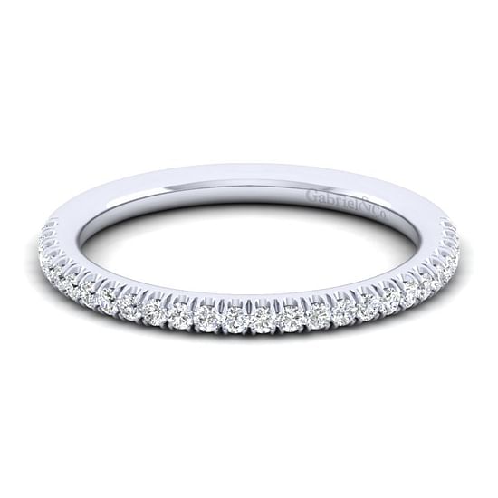 Gabriel - 14K White Gold Matching Wedding Band