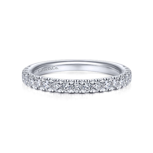 14K White Gold Matching Wedding Band