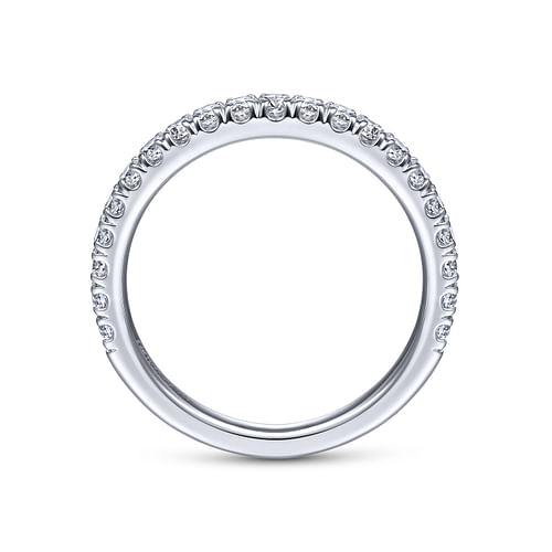 14K White Gold Matching Wedding Band