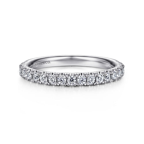 14K White Gold Matching Wedding Band