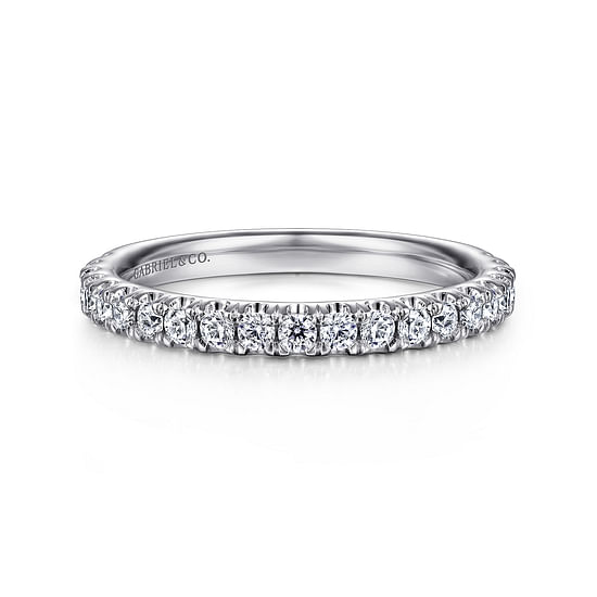 Gabriel - 14K White Gold Matching Wedding Band