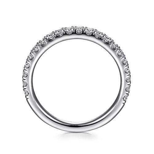 14K White Gold Matching Wedding Band