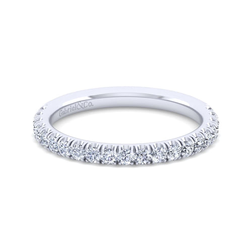 14K White Gold Matching Wedding Band
