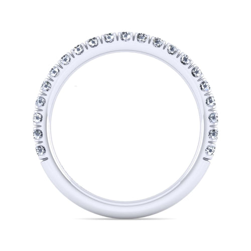 14K White Gold Matching Wedding Band