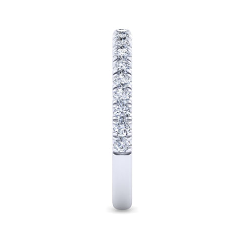 14K White Gold Matching Wedding Band