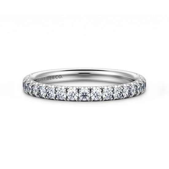Gabriel - 14K White Gold Matching Wedding Band