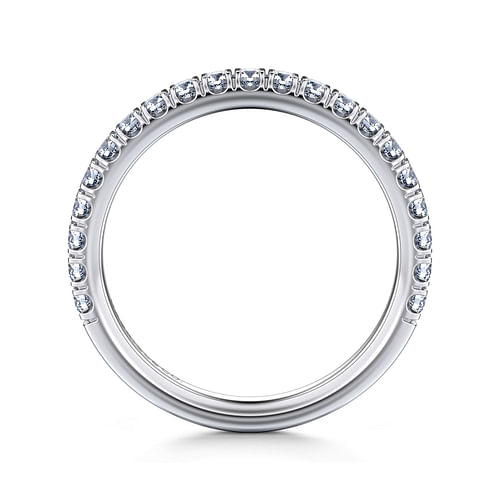 14K White Gold Matching Wedding Band