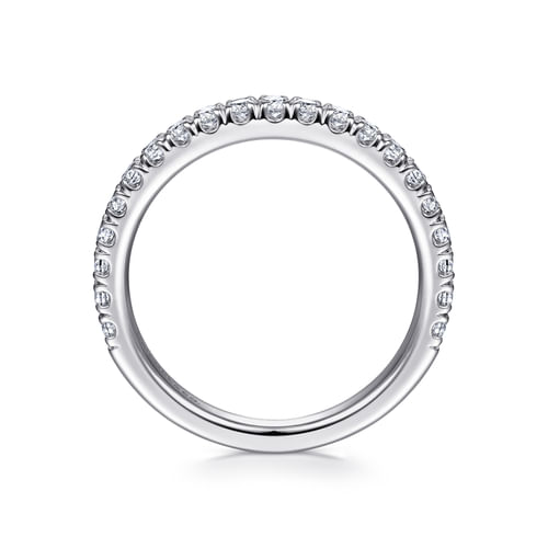 14K White Gold Matching Wedding Band