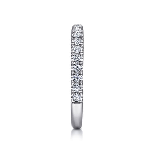 14K White Gold Matching Wedding Band