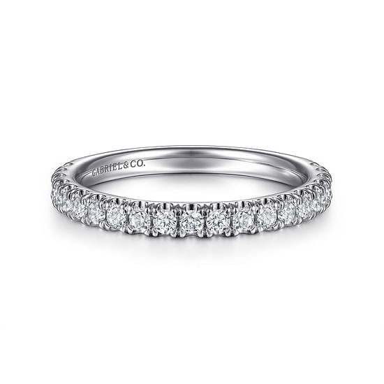 Gabriel - 14K White Gold Matching Wedding Band