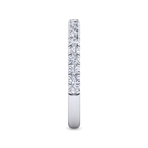 14K White Gold Matching Wedding Band