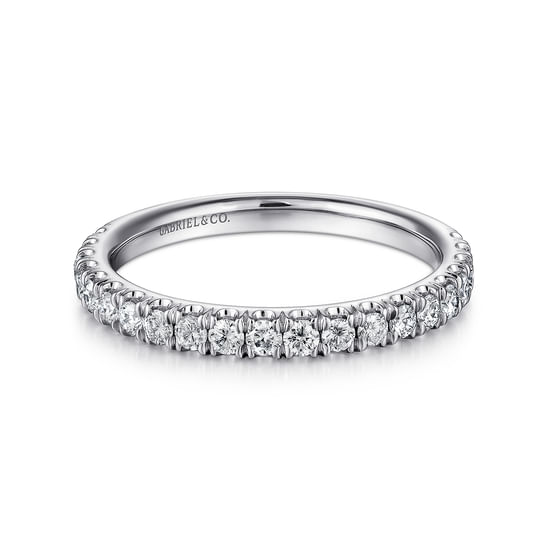Gabriel - 14K White Gold Matching Wedding Band