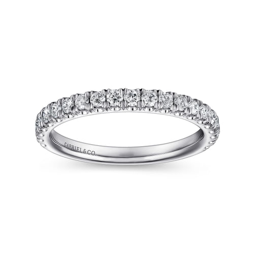 14K White Gold Matching Wedding Band
