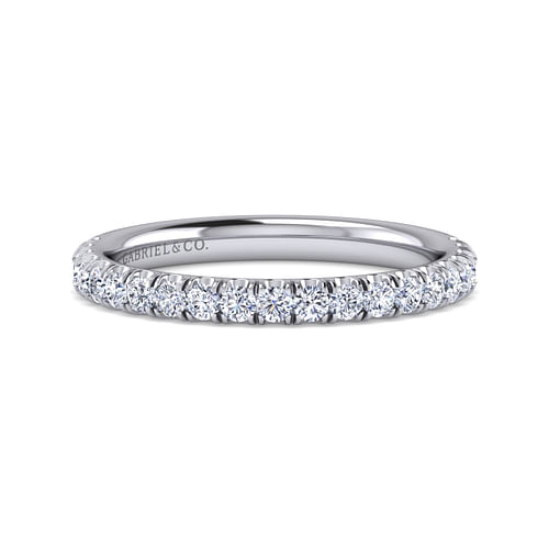14K White Gold Matching Wedding Band