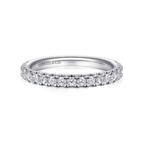 14K White Gold Matching Wedding Band