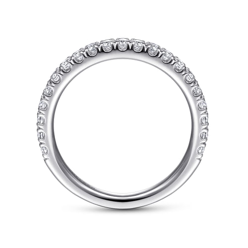 14K White Gold Matching Wedding Band