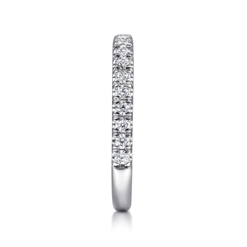 14K White Gold Matching Wedding Band