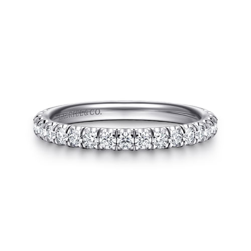 14K White Gold Matching Wedding Band