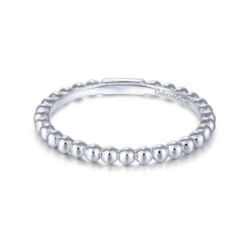 14K White Gold Matching Wedding Band