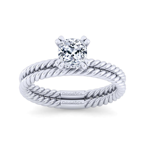 14K White Gold Matching Wedding Band