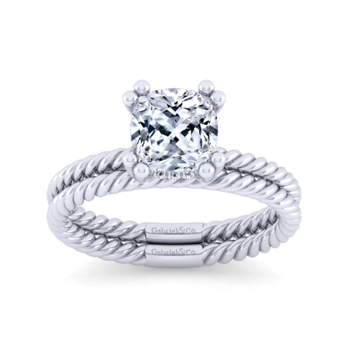 14K White Gold Matching Wedding Band