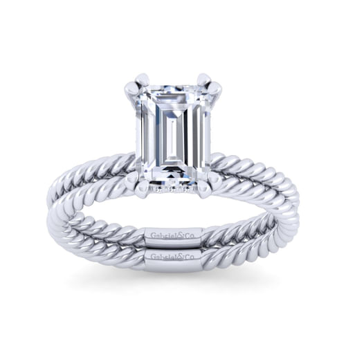 14K White Gold Matching Wedding Band