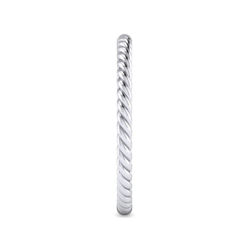 14K White Gold Matching Wedding Band