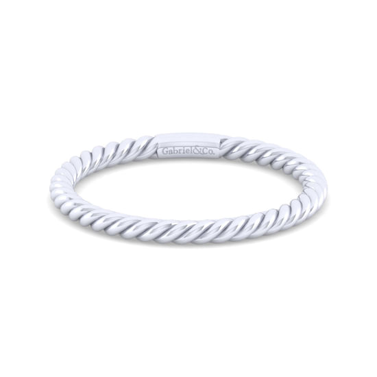 Gabriel - 14K White Gold Matching Wedding Band