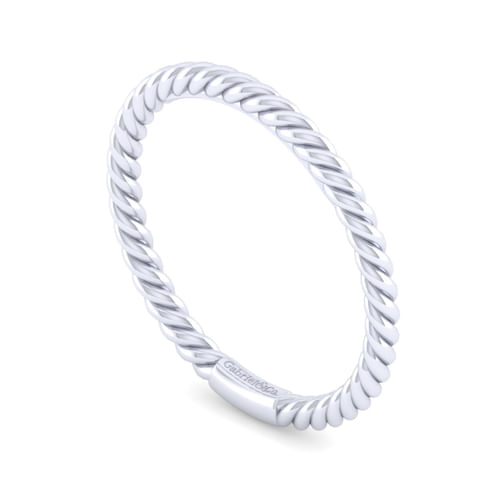14K White Gold Matching Wedding Band