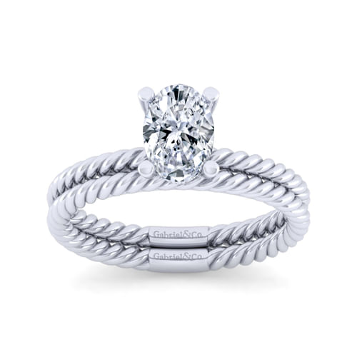 14K White Gold Matching Wedding Band
