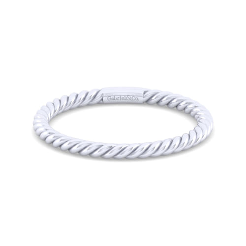 14K White Gold Matching Wedding Band