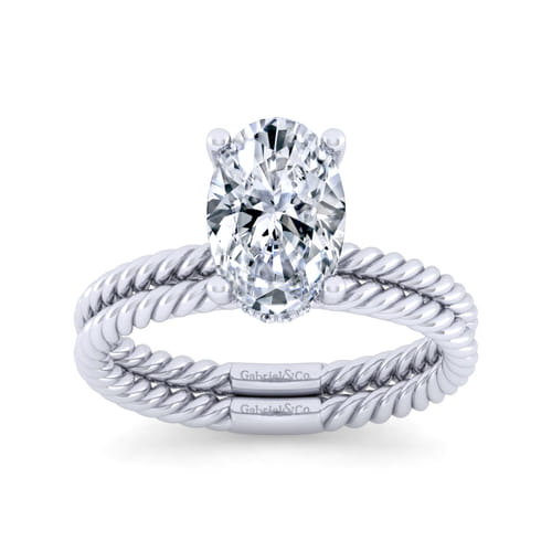 14K White Gold Matching Wedding Band