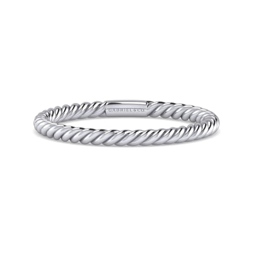 14K White Gold Matching Wedding Band