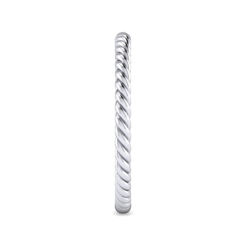 14K White Gold Matching Wedding Band