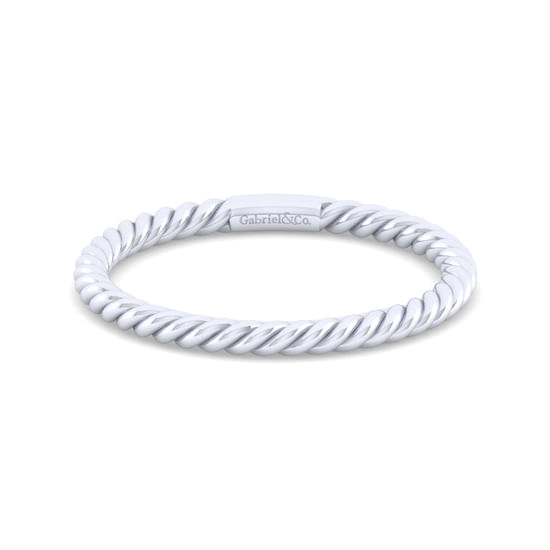 Gabriel - 14K White Gold Matching Wedding Band