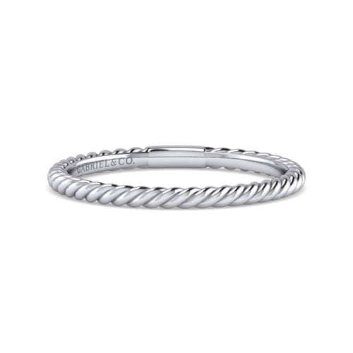 14K White Gold Matching Wedding Band