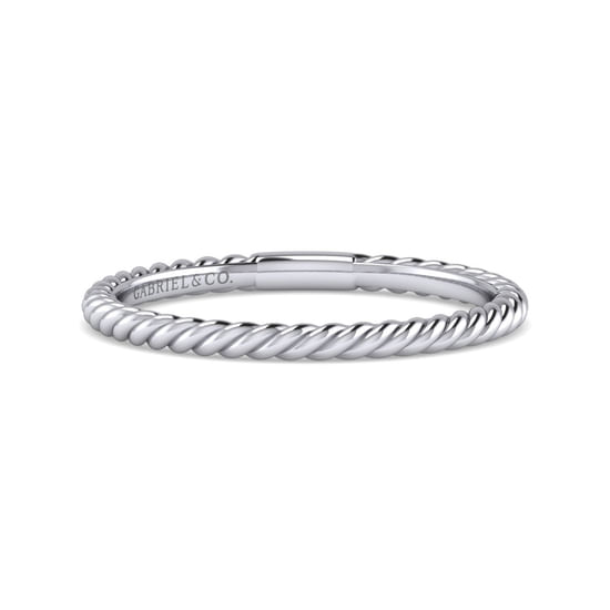Gabriel - 14K White Gold Matching Wedding Band