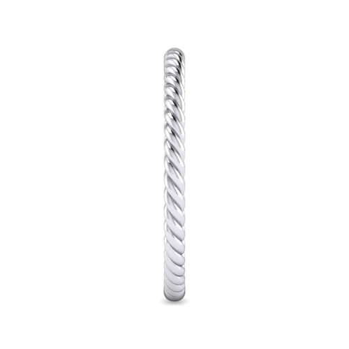 14K White Gold Matching Wedding Band