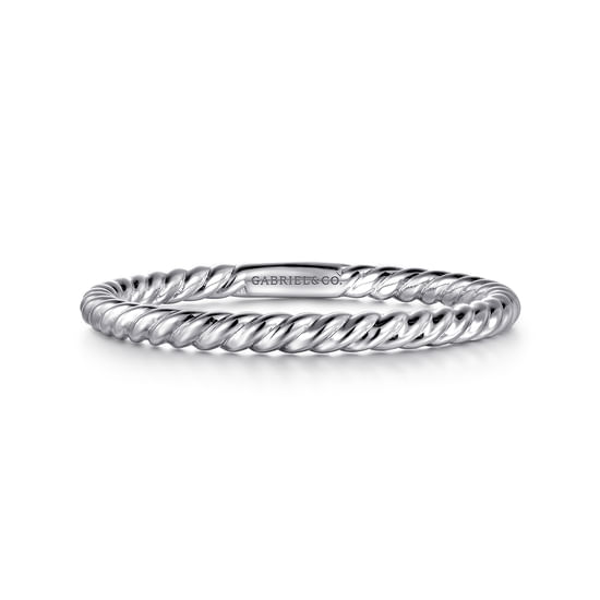 Gabriel - 14K White Gold Matching Wedding Band