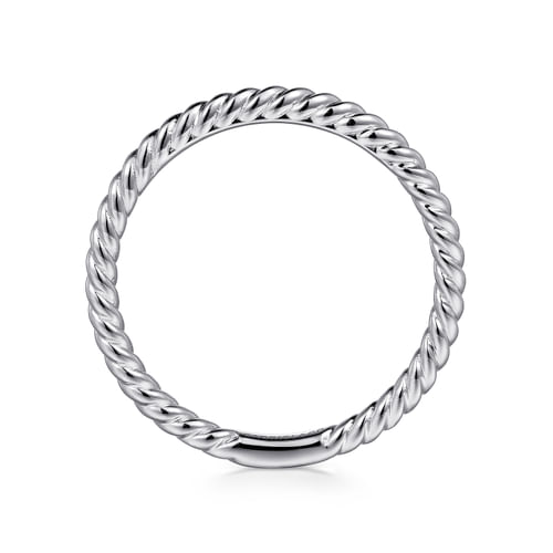 14K White Gold Matching Wedding Band